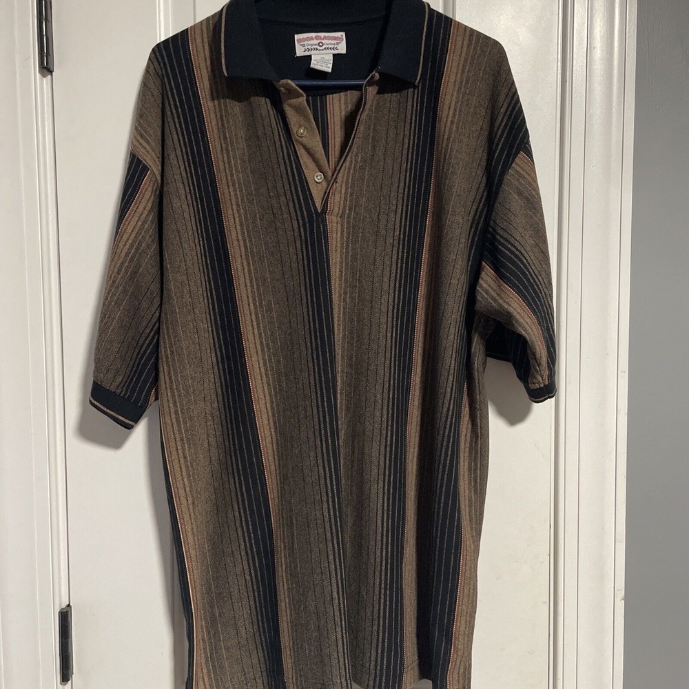 Boca‎ Classics Men's Brown Polo shirt, XL